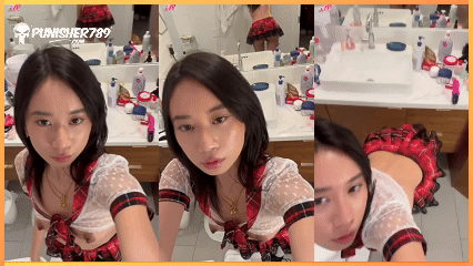 คลิปหลุด หลุดทางบ้าน สาวสวยหน้าใส มาในชุดหนูน้อยหวกแดง punisher763หลุด อปุกรณ์เล่นเสียวเต็มหน้ากระจก โครตซาร์ดิส เห็นแล้วโครตเงี่ยนหีโชว์นมโชว์หีโครตน่าเย็ด หุ่นน่าแทงหีที่สุด!